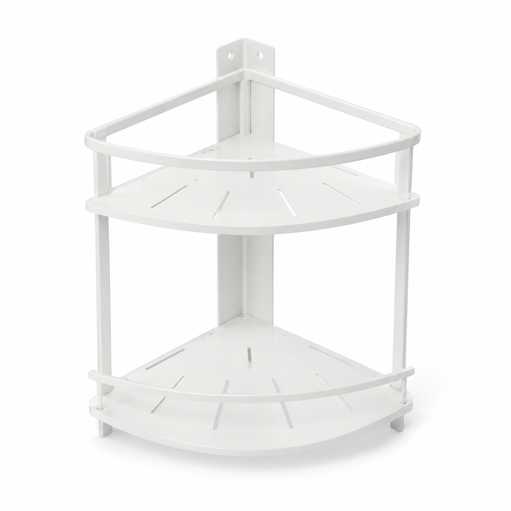 Étagère d’Angle de Douche à 2 Niveaux