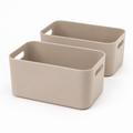 Panier de Salle de Bain à Poignées – Lot de 2
