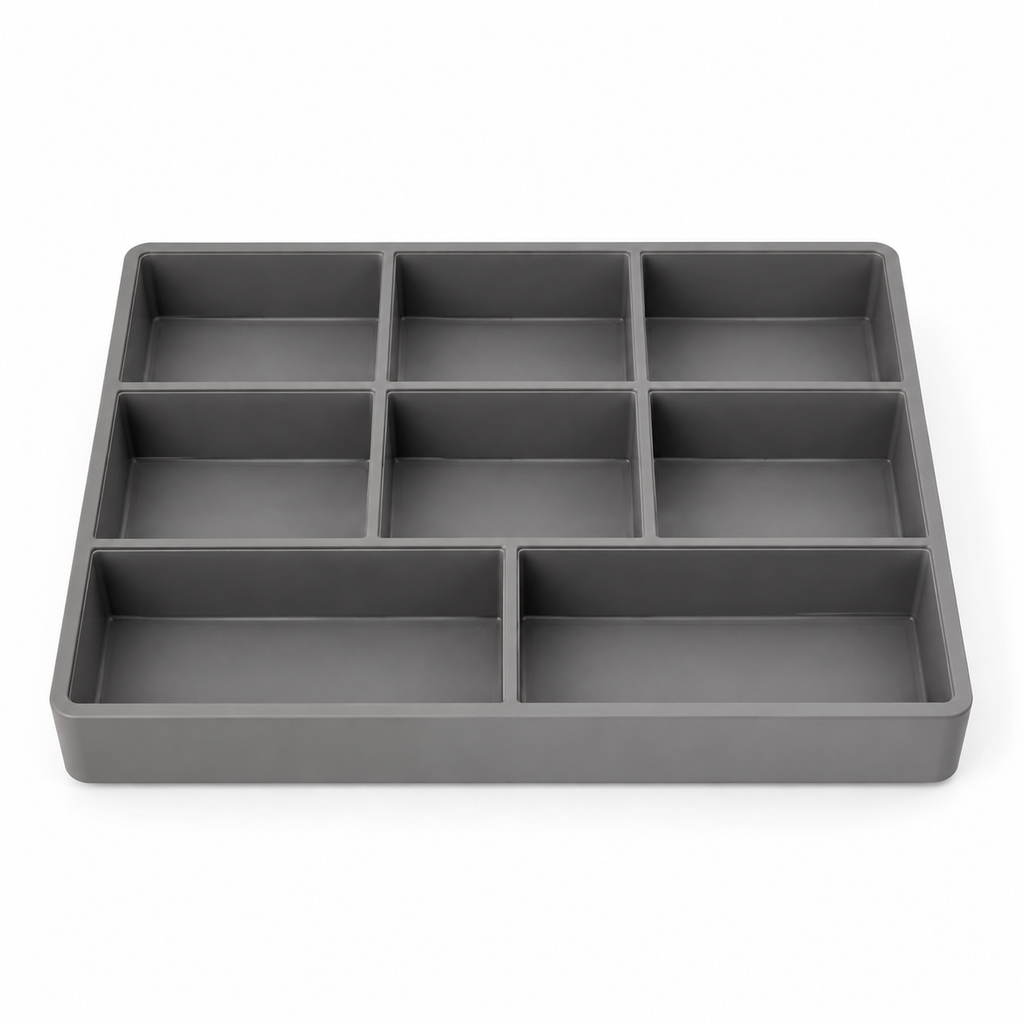 Plateau de Rangement pour Accessoires à 8 Cases
