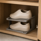 Range-Chaussures Empilable à 2 Niveaux