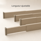 Séparateurs de Tiroir Ajustables – Lot de 4