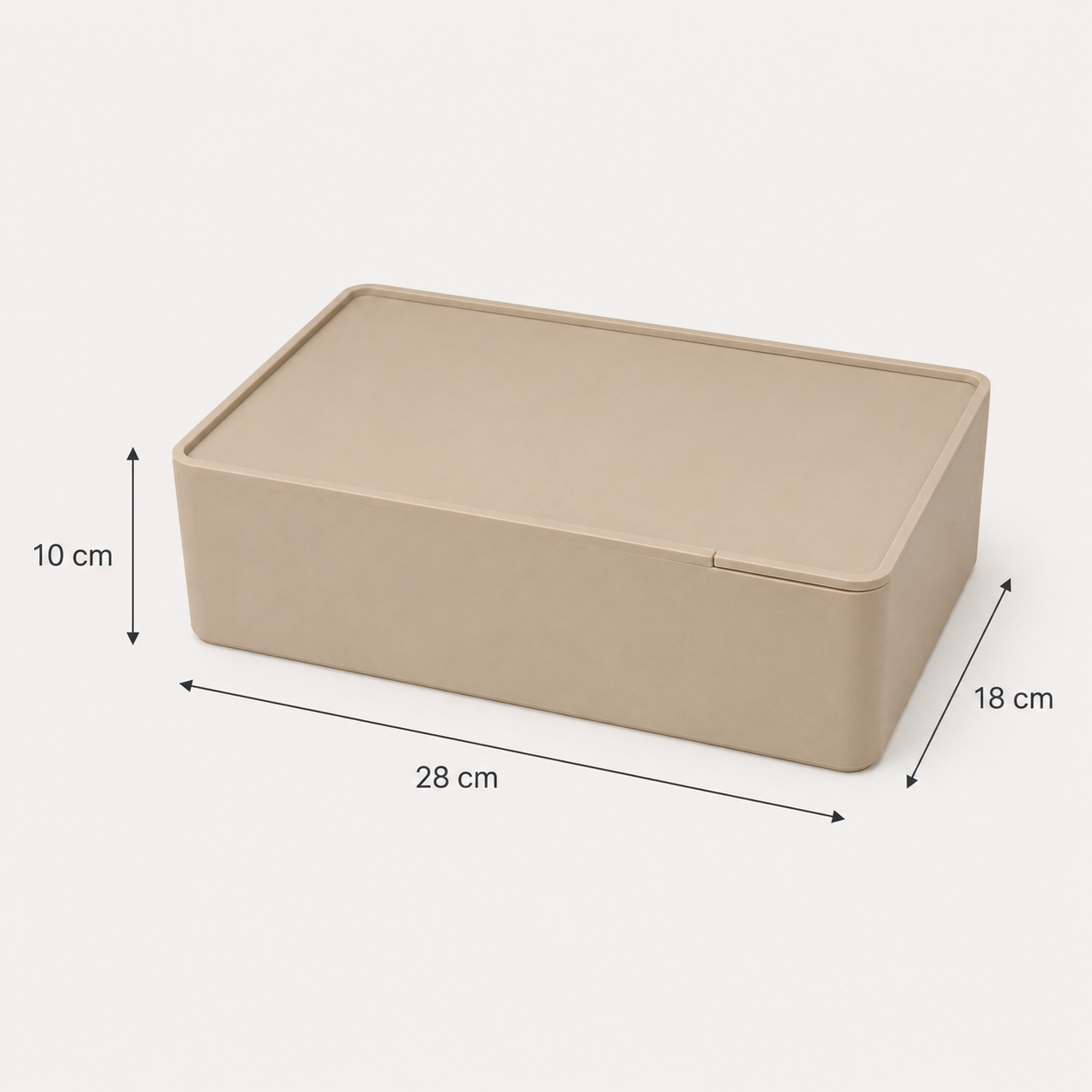 Boîte Empilable avec Couvercle Coulissant
