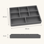 Plateau de Rangement pour Accessoires à 8 Cases