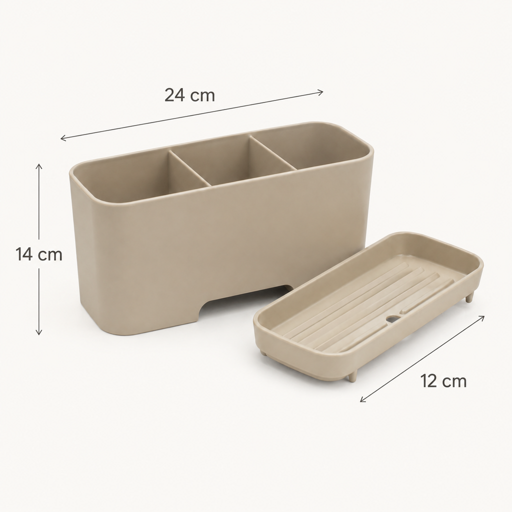 Organisateur de Lavabo avec Plateau Amovible